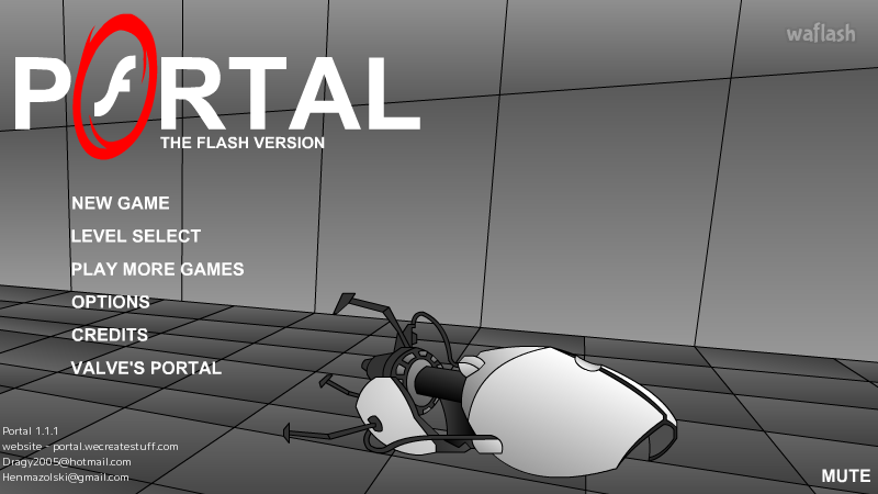 포탈 - Portal: The Flash Version 게임 화면 1