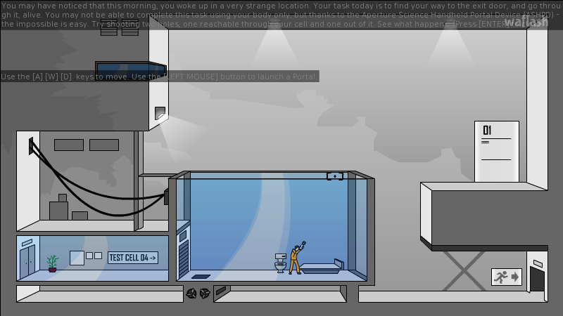 포탈 - Portal: The Flash Version 게임 화면 2