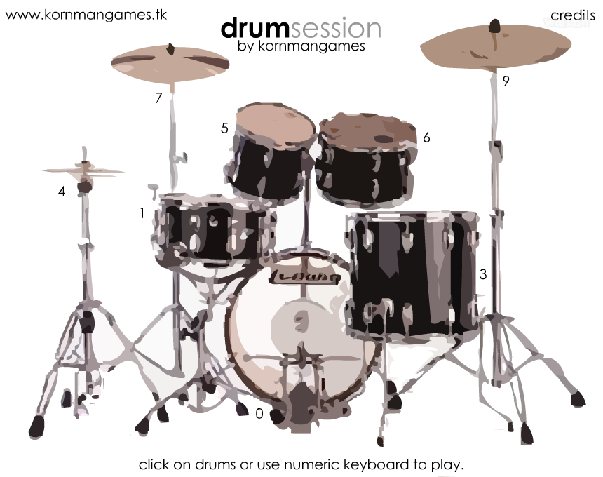 드럼 세션 (Drum Session) 게임 화면 1