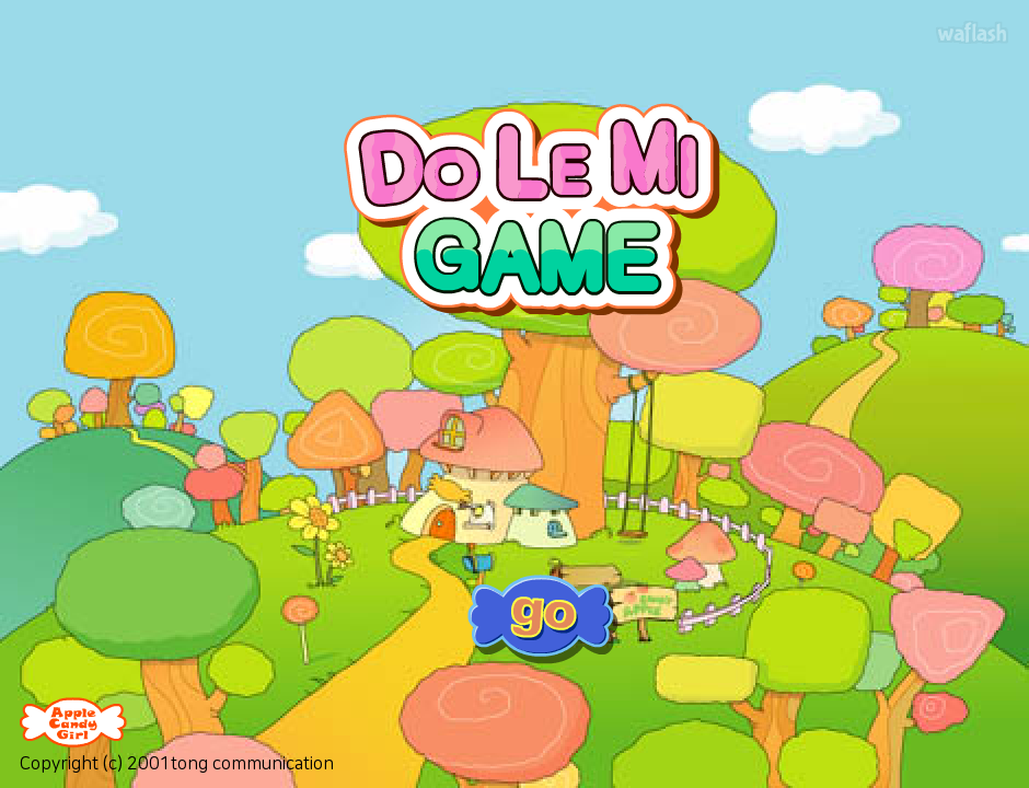 애플캔디걸 도레미 (Do Le Mi) 연주게임 게임 화면 1