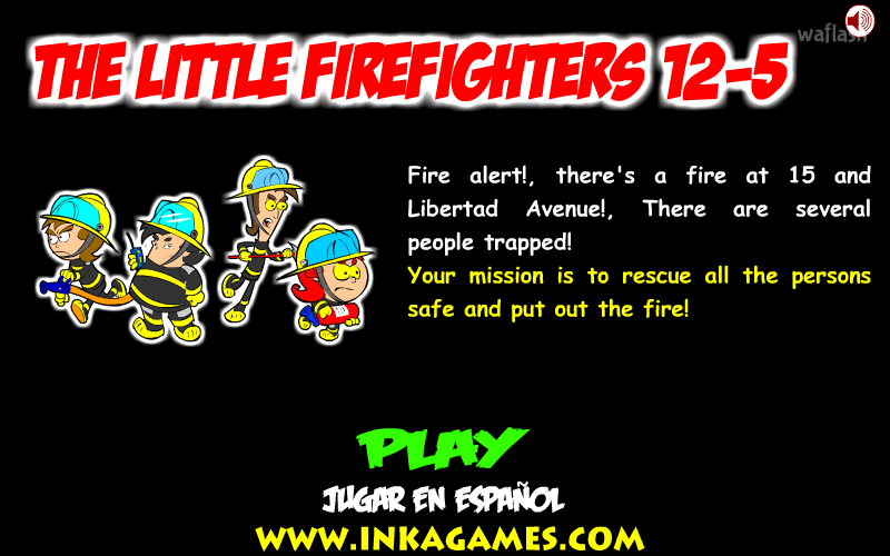 더 리틀 파이어파이터즈 12-5 (The Little Firefighters 12-5) 게임 화면 1