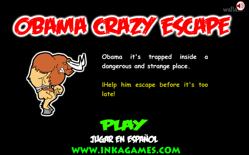 오바마 크레이지 이스케이프 (Obama Crazy Escape) 게임 화면 1