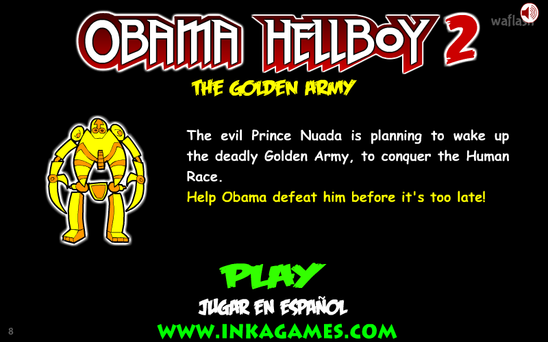오바마 헬보이 2 (InkaGames - Obama Hellboy 2) 게임 화면 1