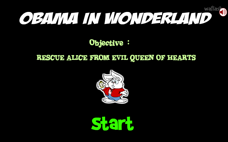 오바마 인 원더랜드 (Obama in Wonderland) 게임 화면 1
