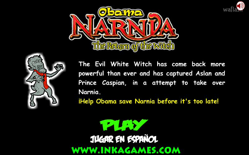 오바마 나니아: 더 리턴 오브 더 위치 (Obama Narnia The Return of the Witch) 게임 화면 1