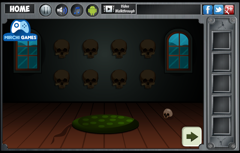 고스트 시크릿 키 (Mirchi Escape - Ghost Secret Key) 게임 화면 2