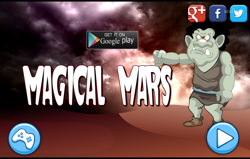 마법의 화성 탈출 (Mirchi Escape - Magical Mars) 게임 화면 1