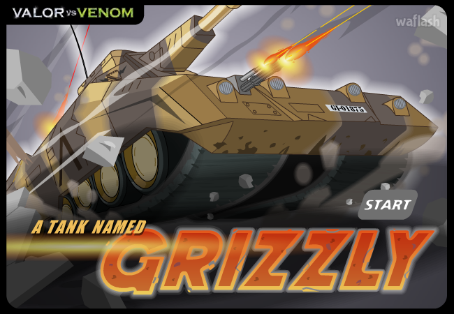 탱크 네임드 그리즐리 (A Tank Named GRIZZLY) 게임 화면 1