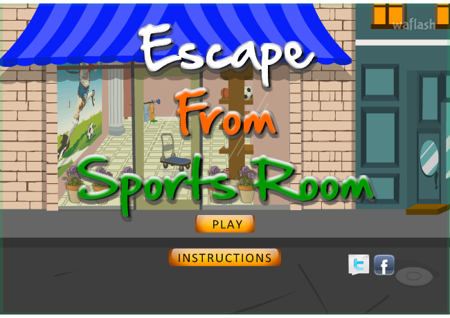 스포츠 룸 탈출 (GamesNovel Escape From Sports Room) 게임 화면 1
