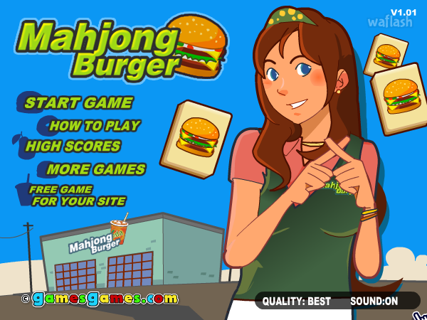 마작버거 (Mahjong Burger) 게임 화면 1