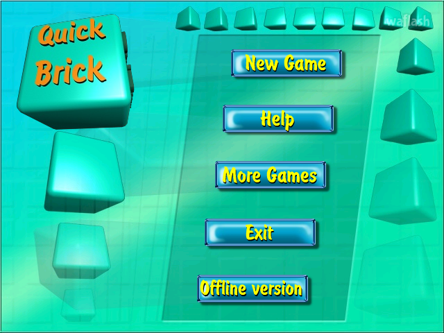 퀵 브릭 (Quick Brick) 게임 화면 1