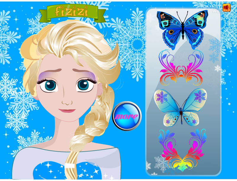 엘사 페이스 페인팅 (Elsa Face Painting) 게임 화면 2