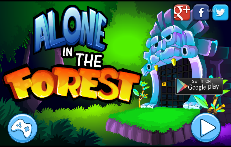 나홀로 숲속 탈출 (Mirchi Escape Alone In The Forest) 게임 화면 1