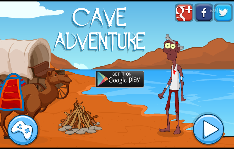 케이브 어드벤처 (Mirchi Escape Cave Adventure) 게임 화면 1