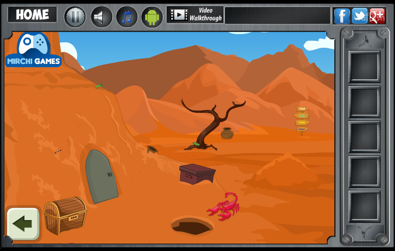 케이브 어드벤처 (Mirchi Escape Cave Adventure) 게임 화면 2