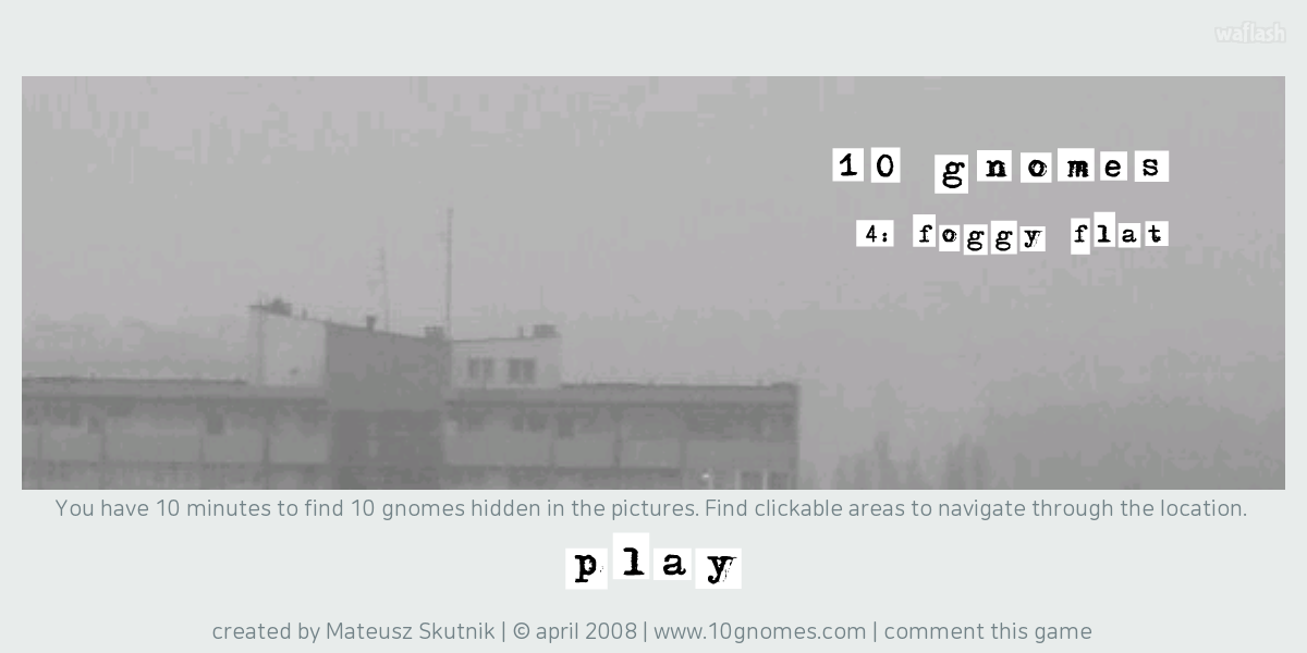 10 Gnomes 4: Foggy Flat - April 2008 게임 화면 1