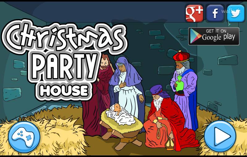 크리스마스 파티 하우스 (Mirchi Escape - Christmas Party House) 게임 화면 1