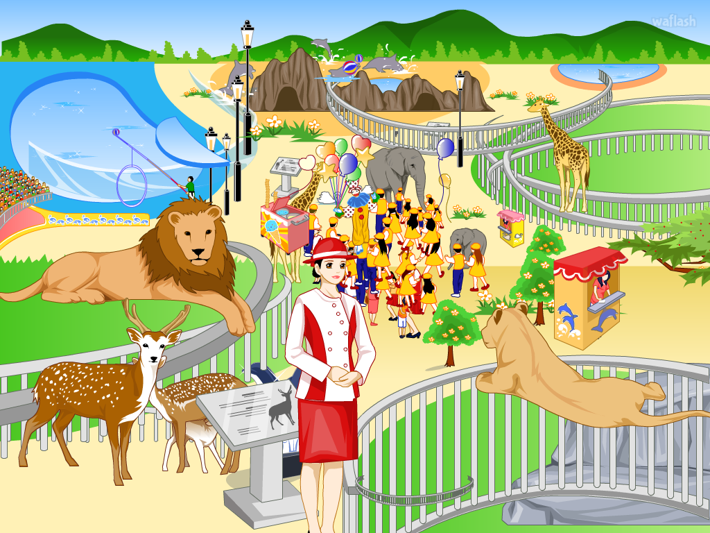 동물원 꾸미기 (Zoo Decor) 게임 화면 1