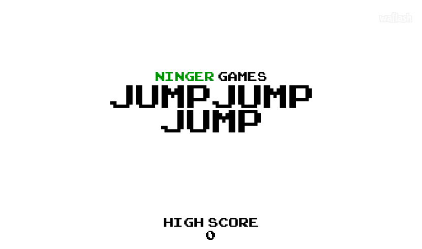 당신의 기록을 갱신해라! JUMP JUMP JUMP! 게임 화면 1
