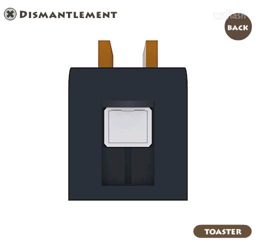 토스터 분해게임 - RIDDLE Dismantlement "Toaster" 게임 화면 2