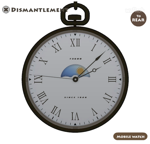 회중시계 분해게임 - Kaitai Dismantlement "Mobile watch" 게임 화면 2