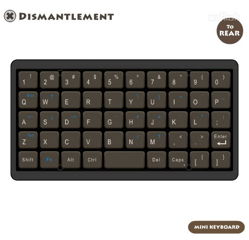 키보드 분해게임 - Kaitai Dismantlement "Mini keyboard" 게임 화면 2