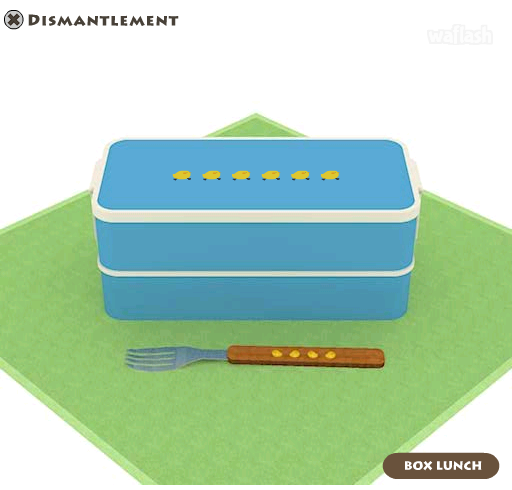 도시락 분해게임 - Kaitai Dismantlement "Box Lunch" 게임 화면 2