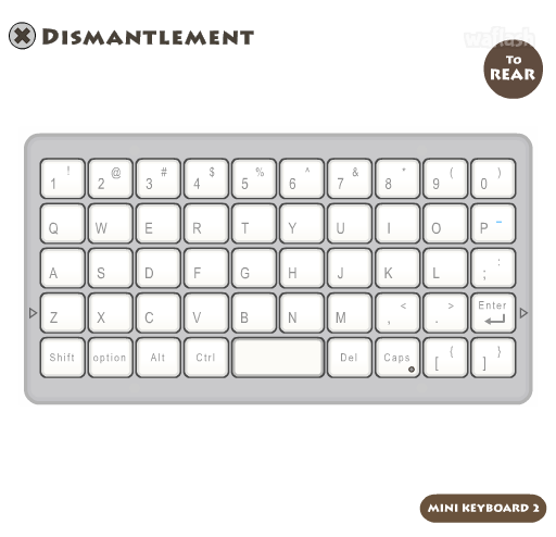 키보드 분해게임 2 - Kaitai Dismantlement "Mini Keyboard 2" 게임 화면 2