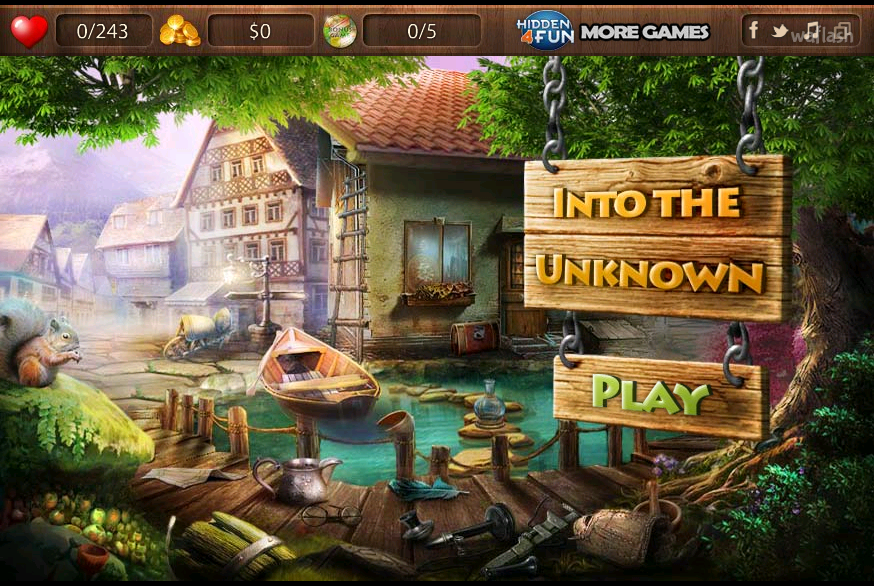Hidden4fun 숨은그림찾기 - Into The Unknown 게임 화면 1