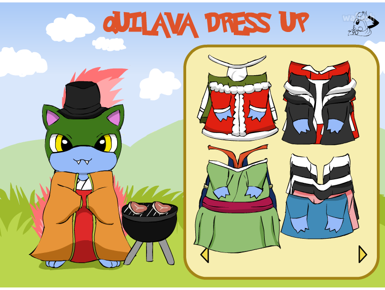 마그케인 꾸미기 (Quilava Dress Up) 게임 화면 2