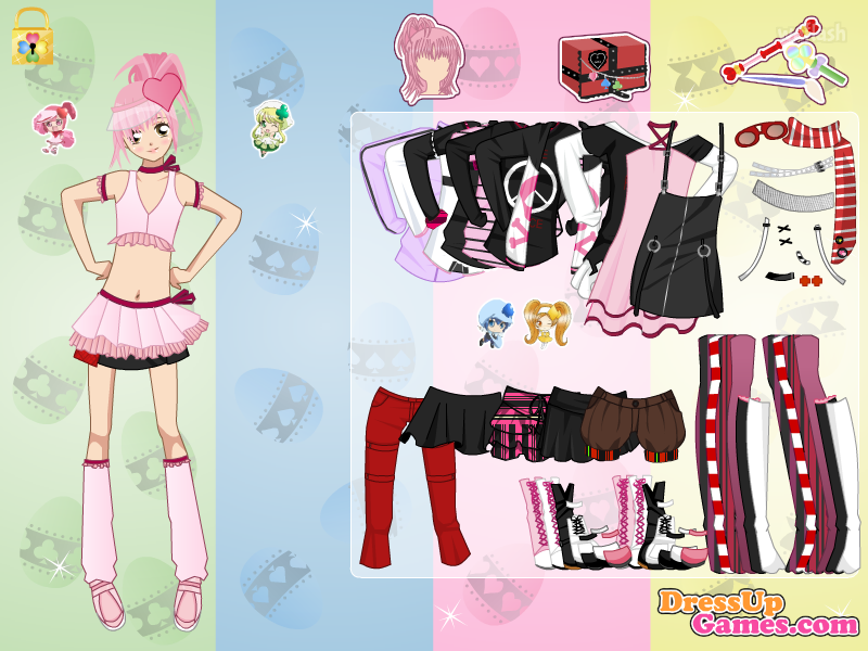 캐릭캐릭 체인지 드레스업 (Shugo Chara Dress Up) 게임 화면 1