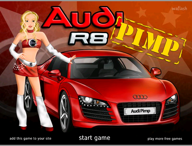 아우디 튜닝 - Audi R8 Pimp 게임 화면 1