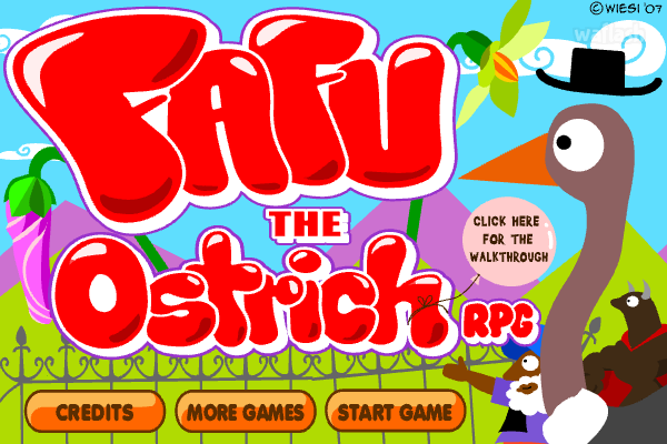 Fafu The Ostrich RPG 게임 화면 1