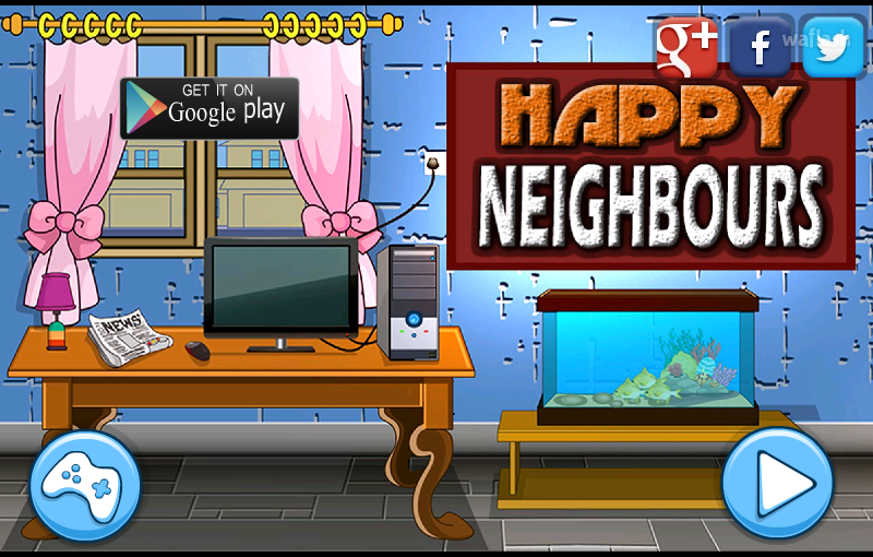 행복한 이웃 (Mirchi Escape Happy Neighbours) 게임 화면 1