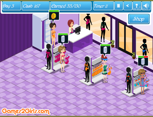 스윔웨어 스토어 (Swimwear Store) 게임 화면 1