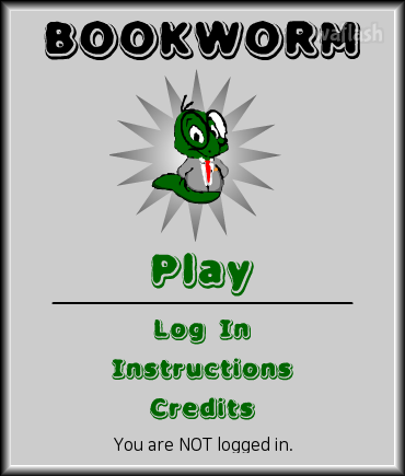 북웜 - Bookworm 게임 화면 1