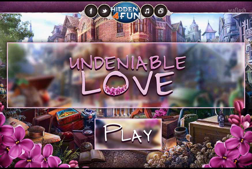 Hidden4fun 숨은그림찾기 - Undeniable Love 게임 화면 1