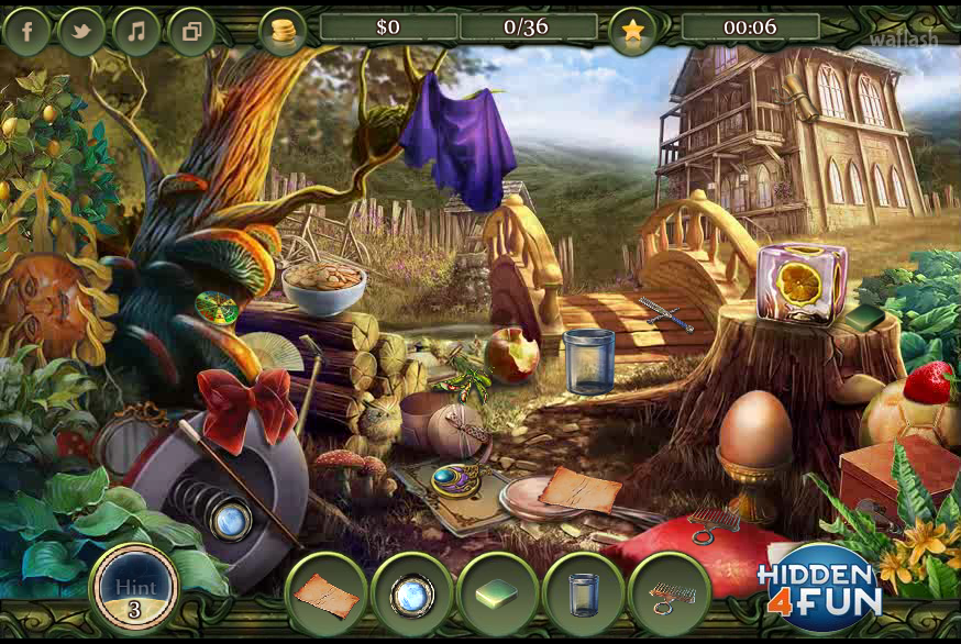 Hidden4fun 숨은그림찾기 - The Enchanted Forest 게임 화면 2