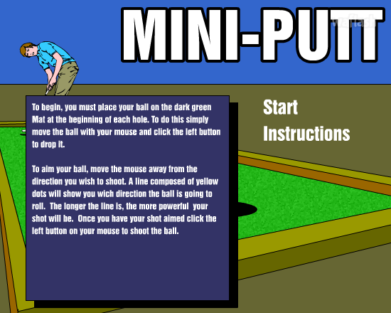 미니 퍼트 (MINI-PUTT) - 골프 게임 게임 화면 1