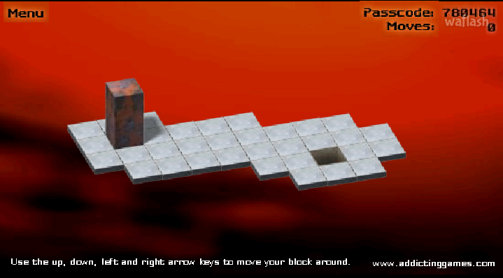 BLOXORZ 게임 화면 1