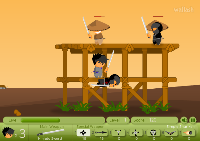 닌자 퀘스트 (Ninja Quest) 게임 화면 2