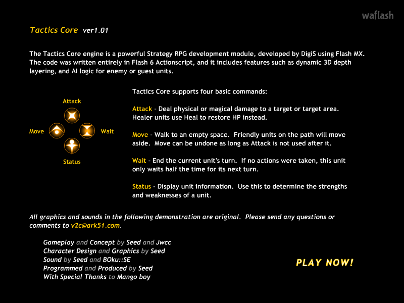 택틱스 코어 (Tactics Core) 게임 화면 1