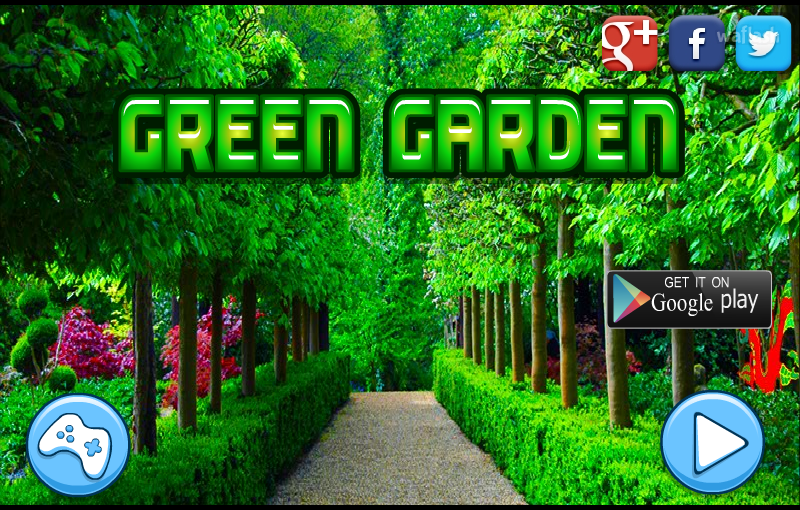 그린 가든 탈출 (Mirchi Escape - Green Garden) 게임 화면 1