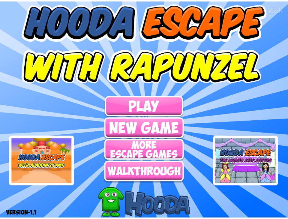 라푼젤과 탈출 (Hooda Escape With Rapunzel) 게임 화면 1