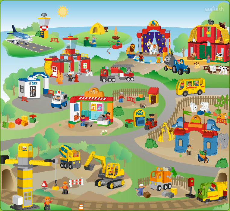 레고 듀플로 월드 (Lego Duplo World) 게임 화면 1