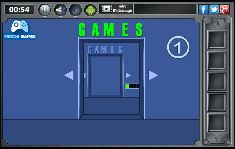 심플 도어 이스케이프 1~15 레벨 (Mirchi Escape - Simple Door Escape 1~15 Levels) 게임 화면 2