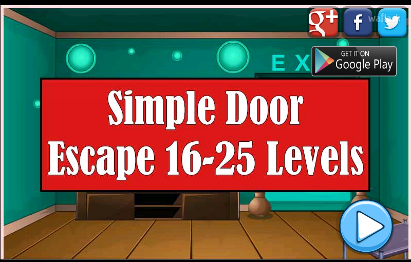 심플 도어 이스케이프 2 16~25 레벨 (Mirchi Escape - Simple Door Escape 2 16~25 Levels) 게임 화면 1