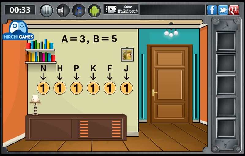 심플 도어 이스케이프 3 26~35 레벨 (Mirchi Escape - Simple Door Escape 3 26~35 Levels) 게임 화면 2