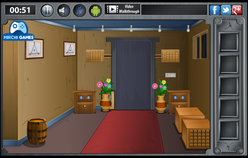 심플 도어 이스케이프 5 41~45 레벨 (Mirchi Escape - Simple Door Escape 5 41~45 Levels) 게임 화면 2