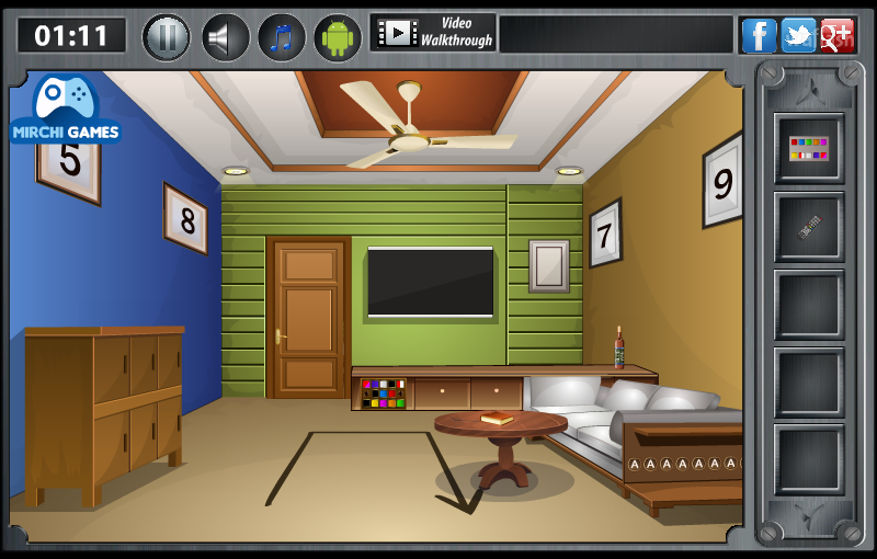 심플 도어 이스케이프 6 46~50 레벨 (Mirchi Escape - Simple Door Escape 6 46~50 Levels) 게임 화면 2